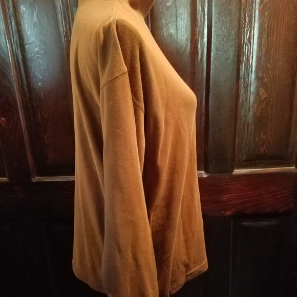 Caramel Brown Basic Edition Turtleneck - Picture 4 of 5